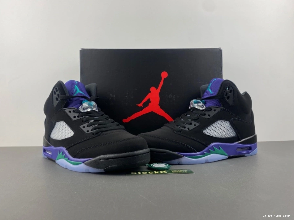 Air Grape' 136027-007 'Black Jordan  5 Retro 0902